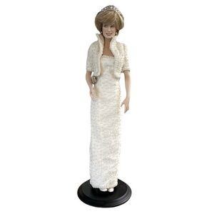 Rare Franklin Mint Princess Diana of Wales Porcelain Doll - 17"